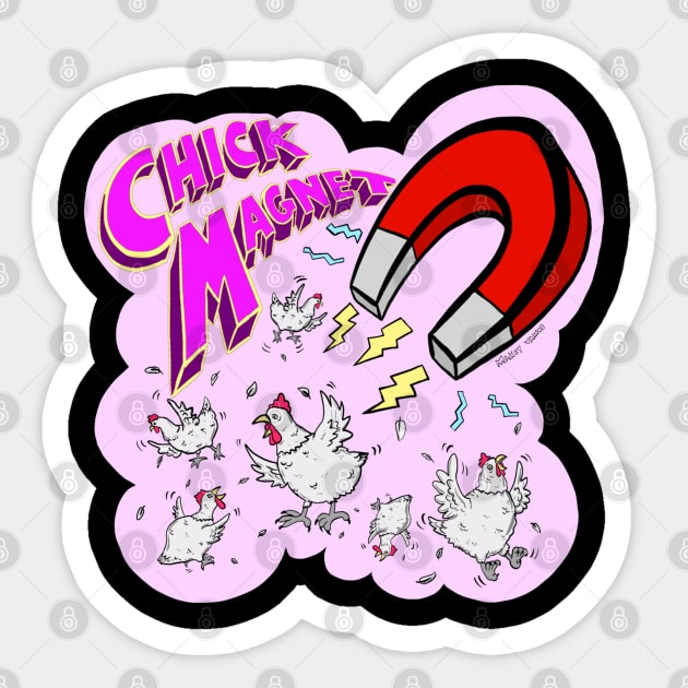 Chick Magnet Sticker by Mickey Vamos